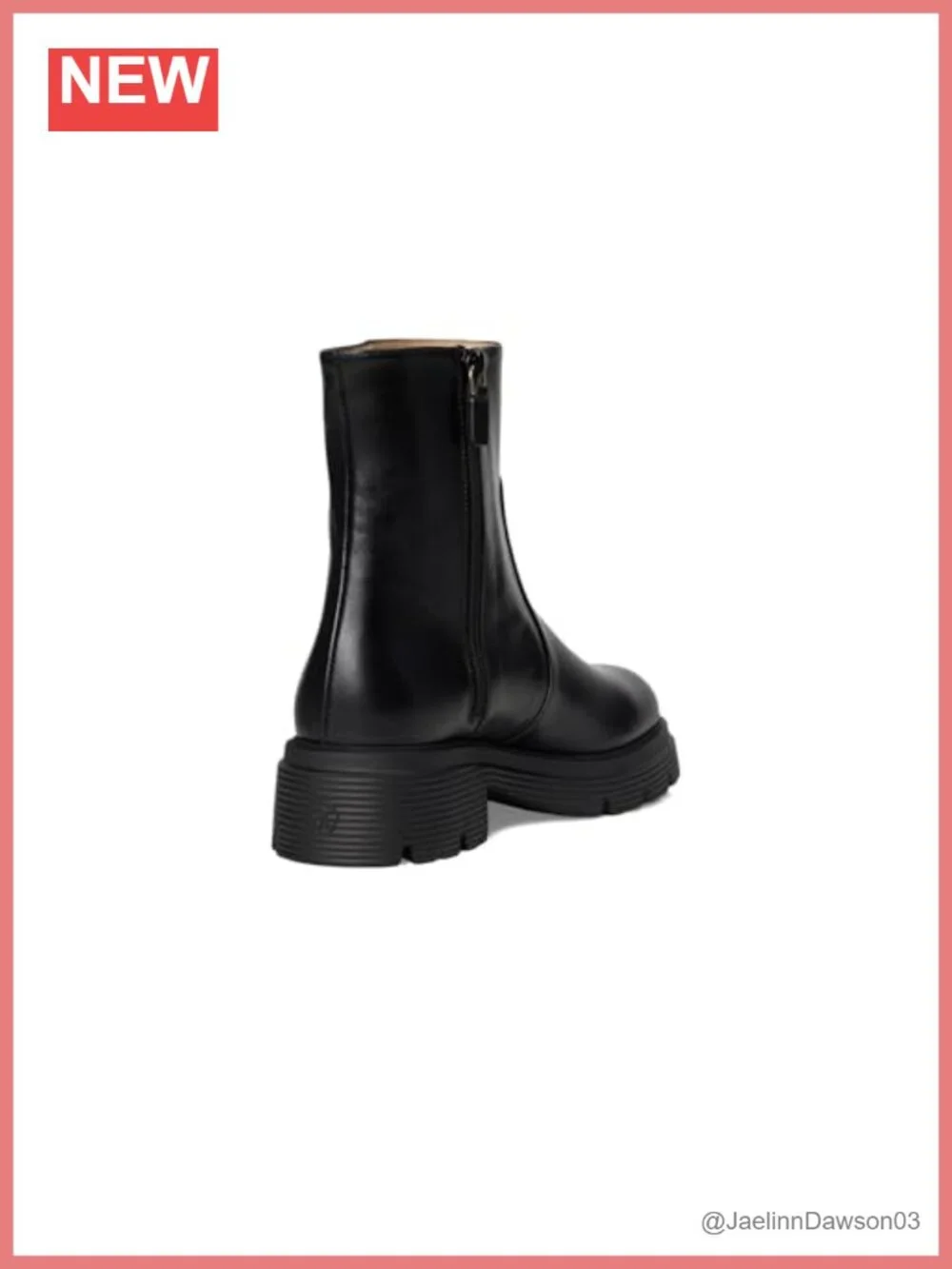 Stuart Weitzman Leather Ankle Bootie Zip